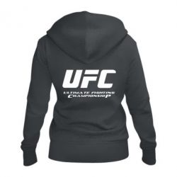 Женское худи на молнии UFC - PrintSalon
