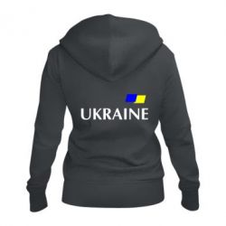 Жіноче худі на блискавці FLAG UKRAINE - PrintSalon