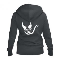 Женское худи на молнии Venom Silhouette - PrintSalon