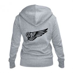 Женское худи на молнии Volkswagen Art - PrintSalon