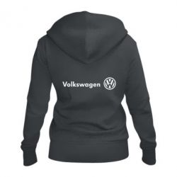 Женское худи на молнии Volkswagen Motors - PrintSalon
