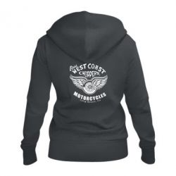 Женское худи на молнии West Coast Choppers - PrintSalon