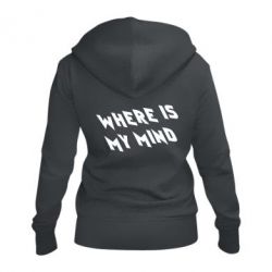 Женское худи на молнии Where is my mind - PrintSalon
