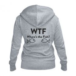 Жіноче худі на блискавці Where is The Fish
