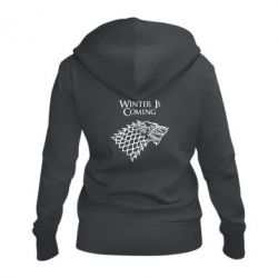 Женское худи на молнии Winter is coming (Игра престолов) - PrintSalon