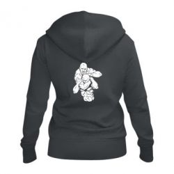 Женское худи на молнии Захват - PrintSalon