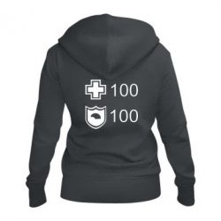 Жіноче худі на блискавці Життя і броня - PrintSalon