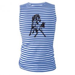 Майка-тельняшка Жеребец - PrintSalon