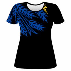 Жіноча 3D футболка Колоски! - PrintSalon