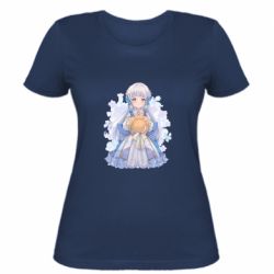 Женская футболка Аяка в стиле Фонтейна - PrintSalon