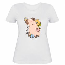 Женская футболка Be Capy - PrintSalon
