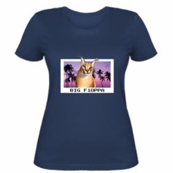 Женская футболка Big Floppa - PrintSalon