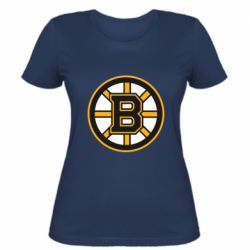 Женская футболка Boston Bruins logo - PrintSalon