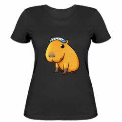 Женская футболка Capybara Art - PrintSalon