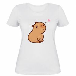 Жіноча футболка Capybara - PrintSalon