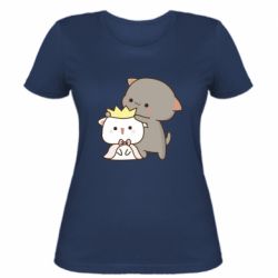 Женская футболка Чиби котики - PrintSalon