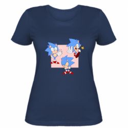 Женская футболка Funny Sonic - PrintSalon