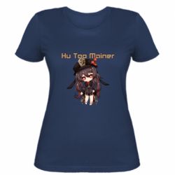 Женская футболка Hu Tao Mainer - PrintSalon
