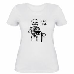 Женская футболка I'm Fine... - PrintSalon