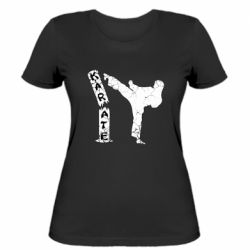 Женская футболка Каратэ удар - PrintSalon