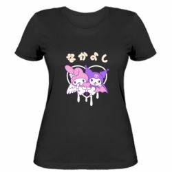 Женская футболка Kuromi and My Melody - PrintSalon