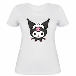 Женская футболка Kuromi maid