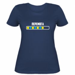 Женская футболка Победа. Загрузка - PrintSalon