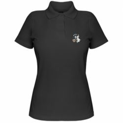 Женское поло Радостный Венти - PrintSalon