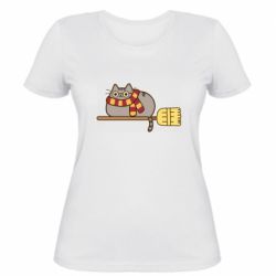 Жіноча футболка Pusheen Harry Potter - PrintSalon