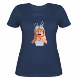 Женская футболка Roblox girl - PrintSalon
