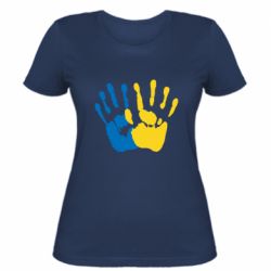 Женская футболка Руки Украина - PrintSalon