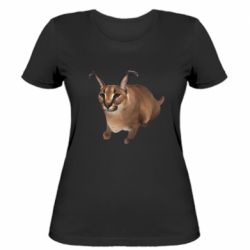 Женская футболка Шлепа кот - PrintSalon