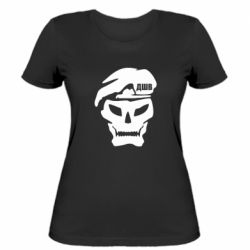 Женская футболка Skull ДШВ