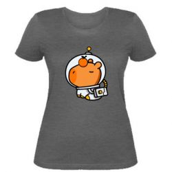 Женская футболка Space Capybara - PrintSalon