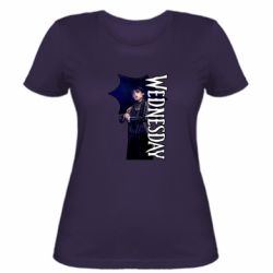 Женская футболка Wendesday Addams - PrintSalon