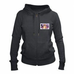 Женское худи на молнии Big Floppa - PrintSalon