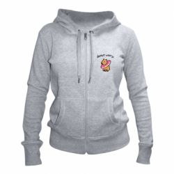 Женское худи на молнии Donut Worry