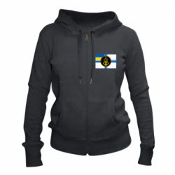 Жіноче худі на блискавці Прапор ВМС - PrintSalon
