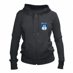 Женское худи на молнии R2-D2 emblem