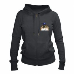 Женское худи на молнии Шлёпа из Украины - PrintSalon
