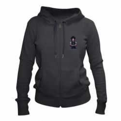 Женское худи на молнии Венздей Украинка