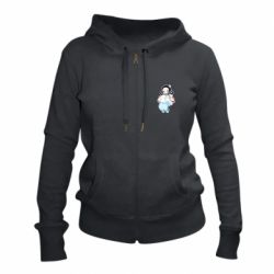 Женское худи на молнии Very cute Nezuko - PrintSalon