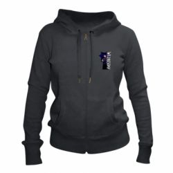 Женское худи на молнии Wendesday Addams