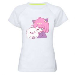 Женская футболка для спорта Аня и Бонд Форджер - PrintSalon