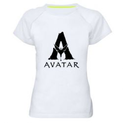 Жіноча футболка для спорту Avatar Logo - PrintSalon