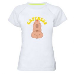 Жіноча футболка для спорту Capyness - PrintSalon