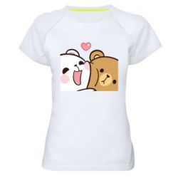 Женская футболка для спорта Чиби мишки - PrintSalon