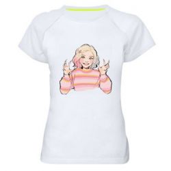 Жіноча футболка для спорту Clawsome Ined - PrintSalon