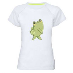 Женская футболка для спорта Froggylicious - PrintSalon