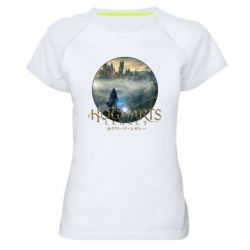 Женская футболка для спорта Hogwarts Legacy. - PrintSalon